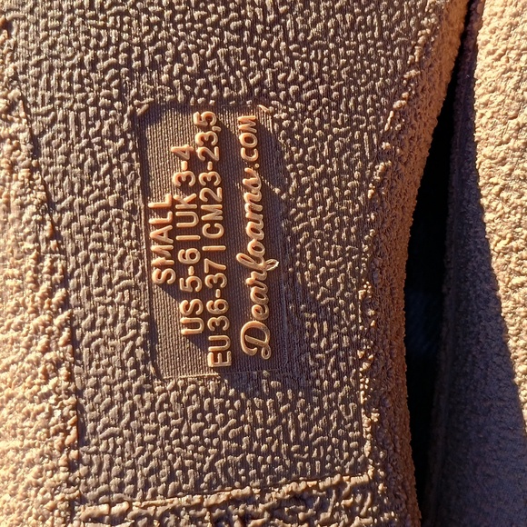 Dearfoams Plaid Slippers Size 5/6 NWT Machine Washable Indoor/Outdoor - Picture 4 of 6